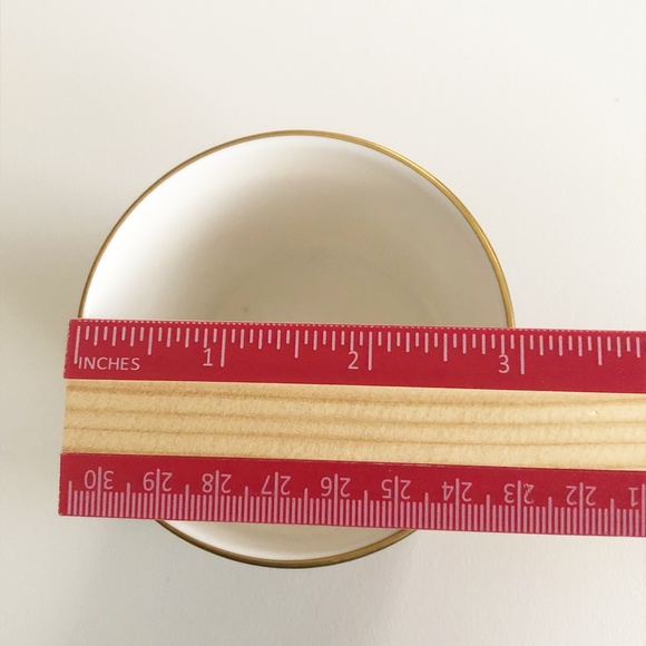 Halcyon Days "Christmas Wishes" English Fine Bone China Cup Holder Gold Rim - Picture 15 of 15